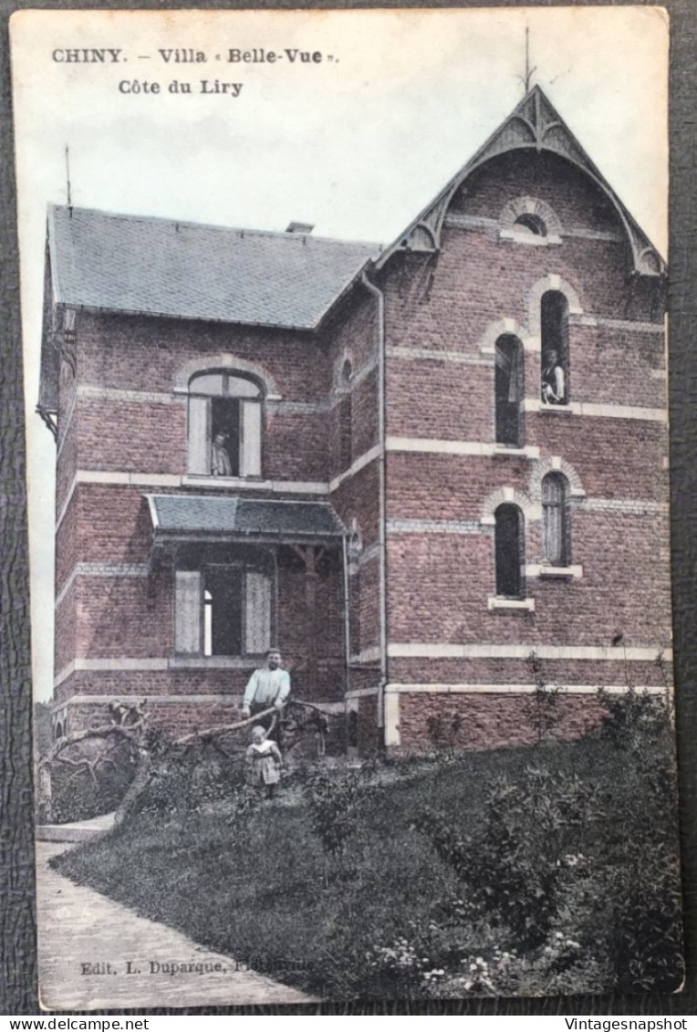 CHINY Villa Belle-Vue. Côte Du Liry. Édition L Duparque, Florenville. 1 CP Postée Vers 1910 - Chiny