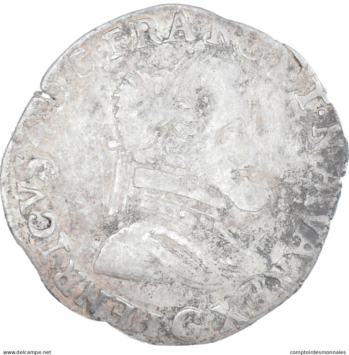 Monnaie, France, Henri IV, 1/2 Franc, 1603, Poitiers, TB+, Argent, Gadoury:590 - 1589-1610 Enrique IV