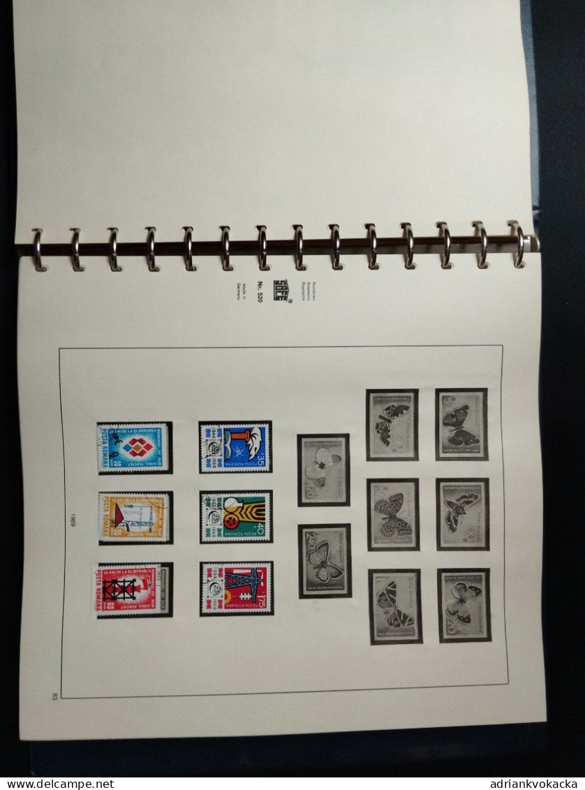 Roumania / Roumanie, 1968-1971, SAFE album included MNH and used stamps, all stamps/blocks at photos