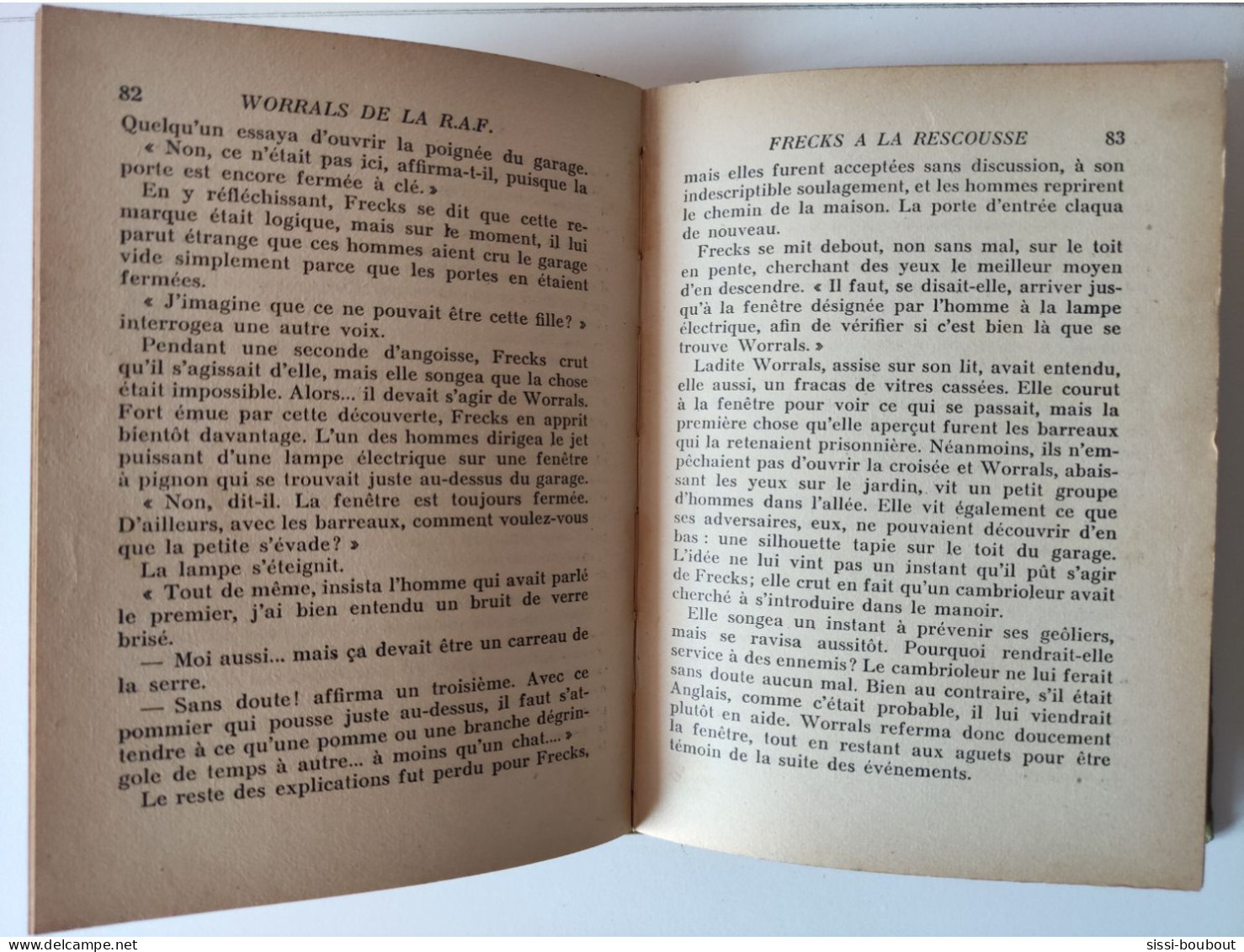 WORRALS De La R.A.F. - Année 1952 - Lbrairie HACHETTE - Traduction Catherine GREGOIRE - Antiguos (Antes De 1960)