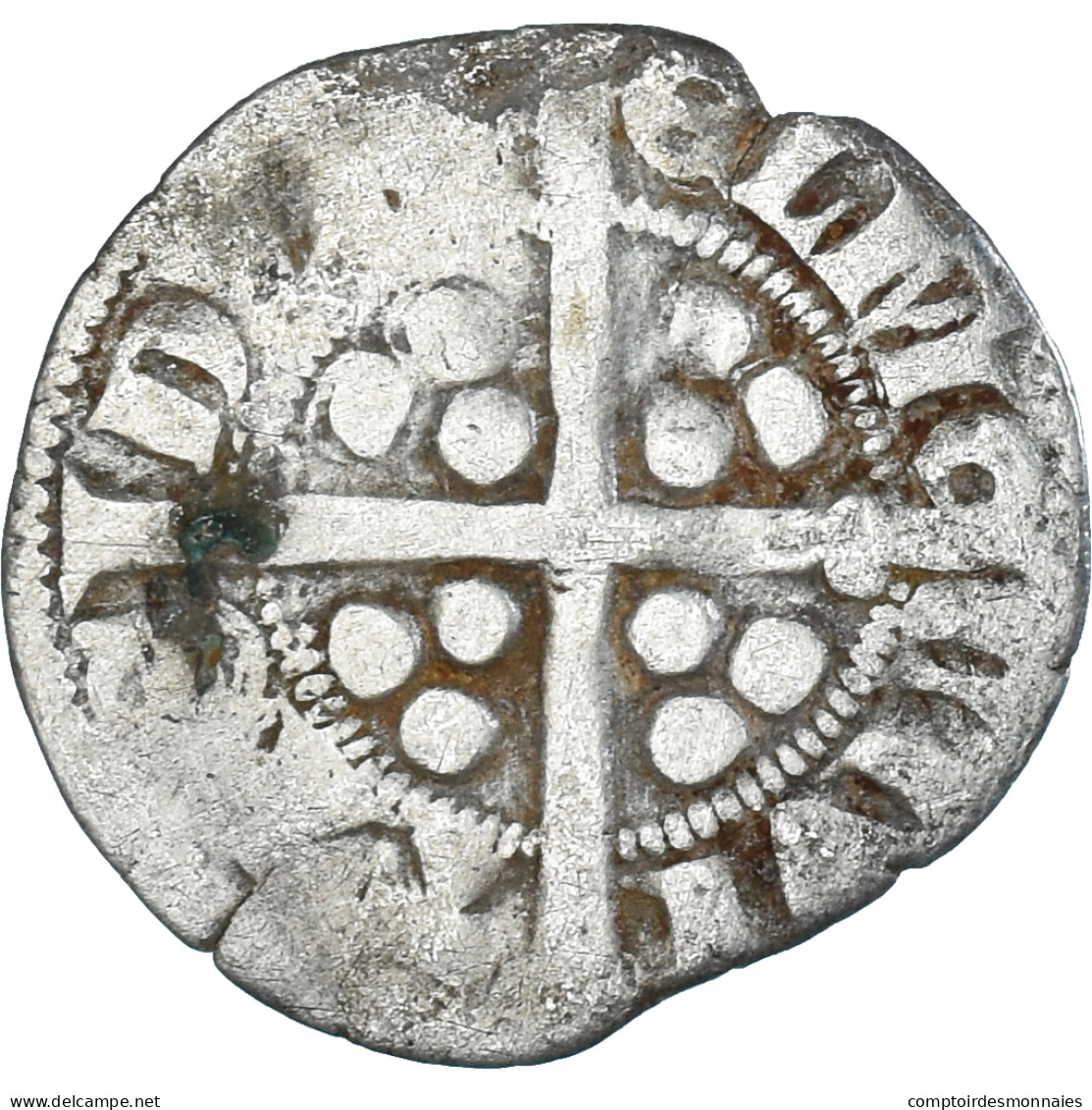 Monnaie, Grande-Bretagne, Edward I, II, III, Penny, Durham, TB, Argent - 1066-1485 : Basso Medio Evo