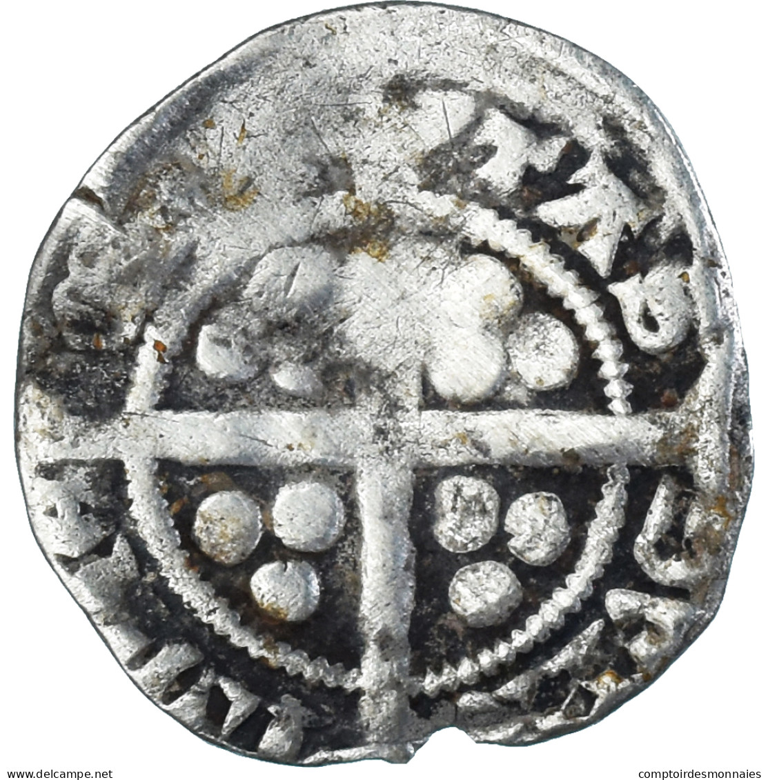 Monnaie, Grande-Bretagne, Edward I, II, III, Penny, Durham, TB, Argent - 1066-1485 : Late Middle-Age