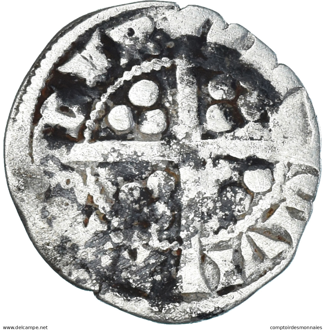 Monnaie, Grande-Bretagne, Edward I, II, III, Penny, Durham, TB+, Argent - 1066-1485 : Vroege Middeleeuwen