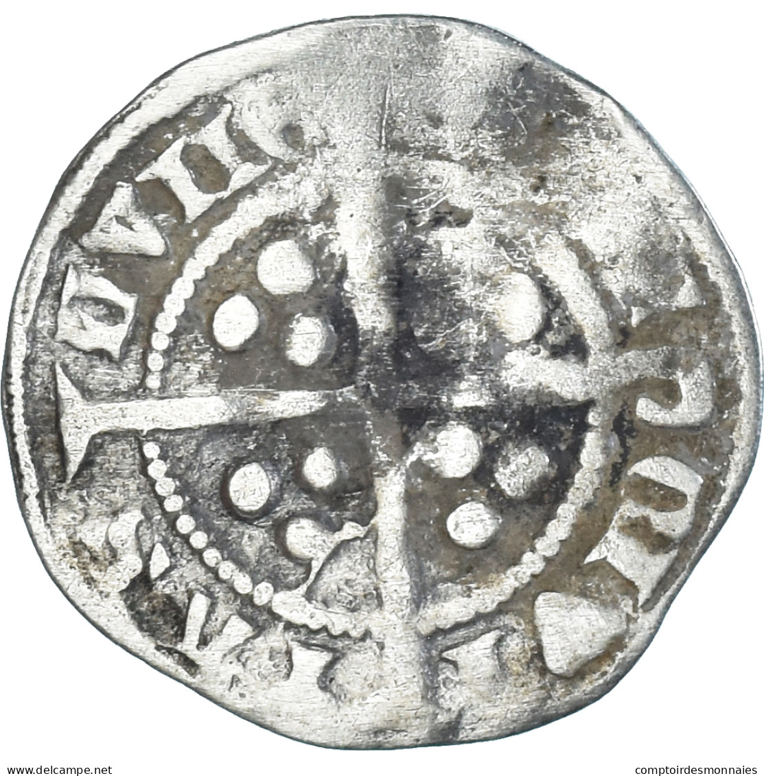 Monnaie, Grande-Bretagne, Edward I, II, III, Penny, Durham, TB, Argent - 1066-1485 : Basso Medio Evo