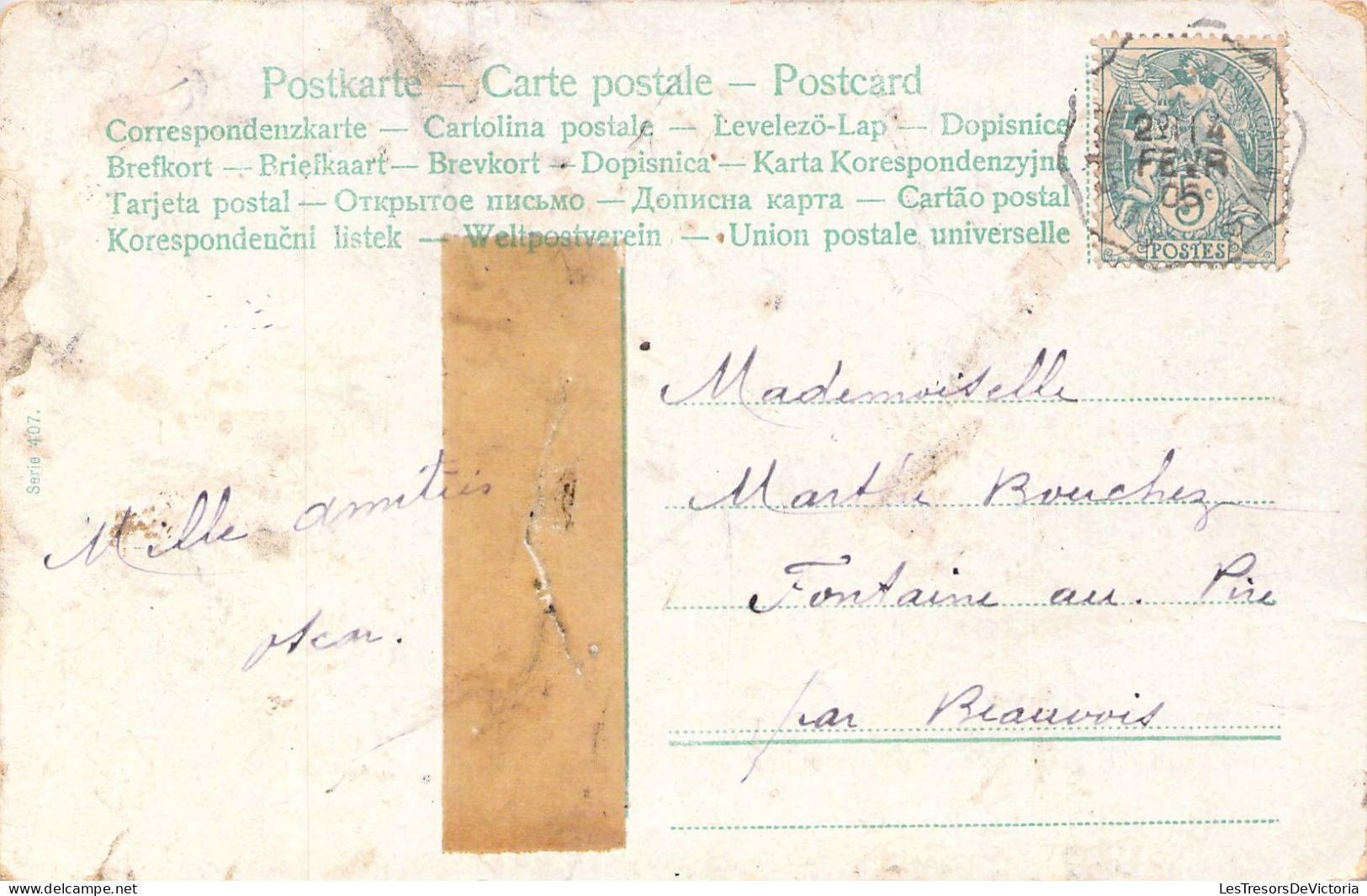 FANTAISIE - Bébés à La Piscine - Carte Postale Ancienne - Neonati