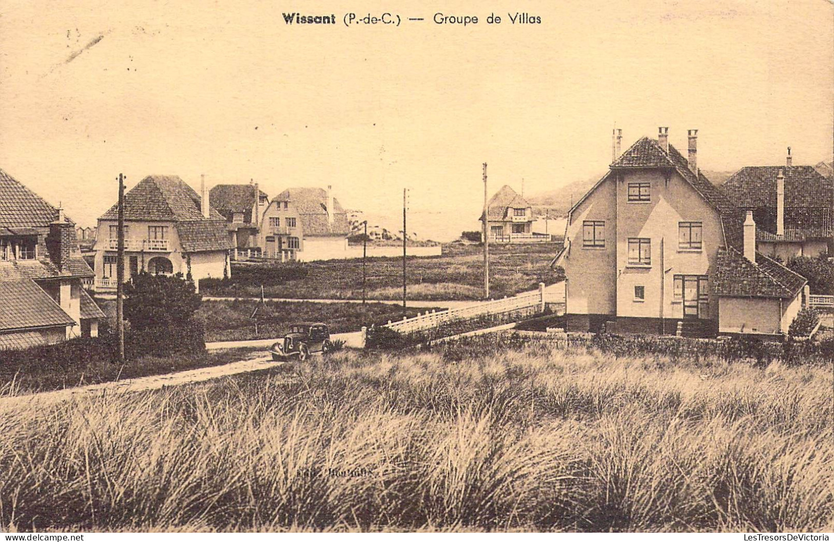 FRANCE - 62 - WISSANT - Groupe De Villas - Carte Postale Ancienne - Wissant
