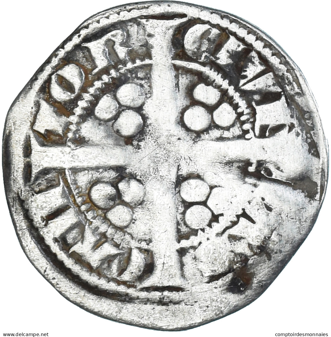Monnaie, Grande-Bretagne, Edward I, II, III, Penny, Canterbury, TB+, Argent - 1066-1485 : Vroege Middeleeuwen
