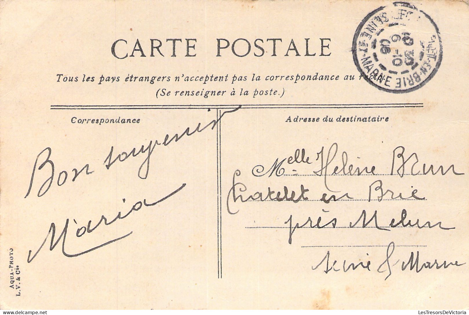 FANTAISIE - Bébés - Le Loup Et L'Agneau - Carte Postale Ancienne - Babies