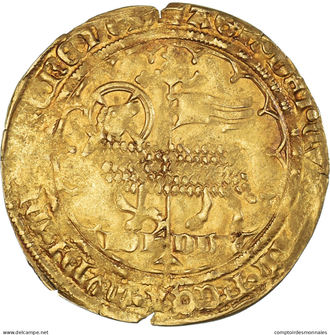Monnaie, Duché De Brabant, Jeanne & Wenceslas, Mouton D'or, Vilvorde, Ca. 1357 - Otros & Sin Clasificación