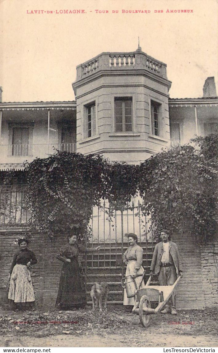 FRANCE - 82 - LAVIT DE LOMAGNE - Tour Du Boulevard Des Amoureux - Carte Postale Ancienne - Lavit