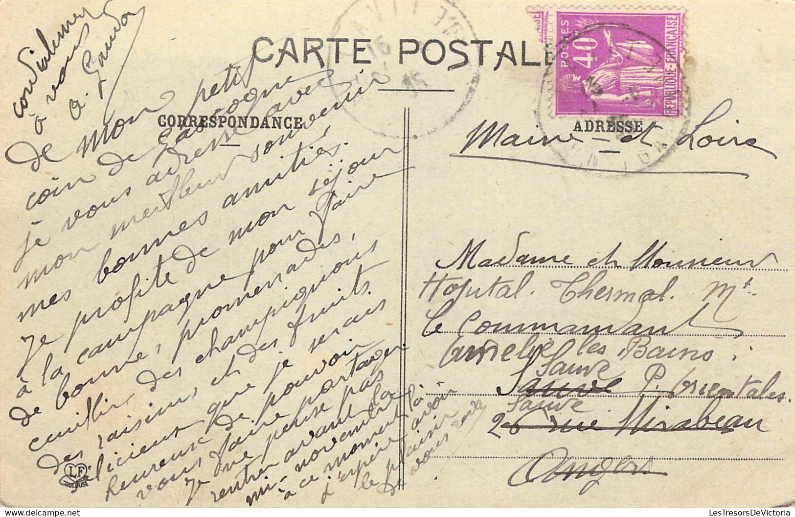 FRANCE - 82 - LAVIT DE LOMAGNE - Tour Du Boulevard Des Amoureux - Carte Postale Ancienne - Lavit