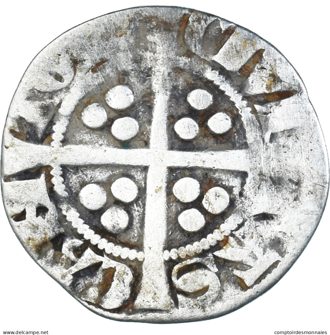 Monnaie, Grande-Bretagne, Edward I, II, III, Penny, Canterbury, TTB, Argent - 1066-1485 : Vroege Middeleeuwen