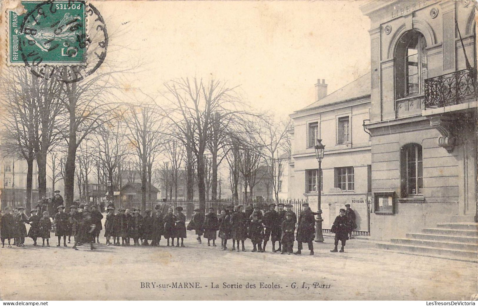 FRANCE - 94 - BRY SUR MARNE - La Sortie Des Ecoles - G I Paris - Carte Postale Ancienne - Bry Sur Marne