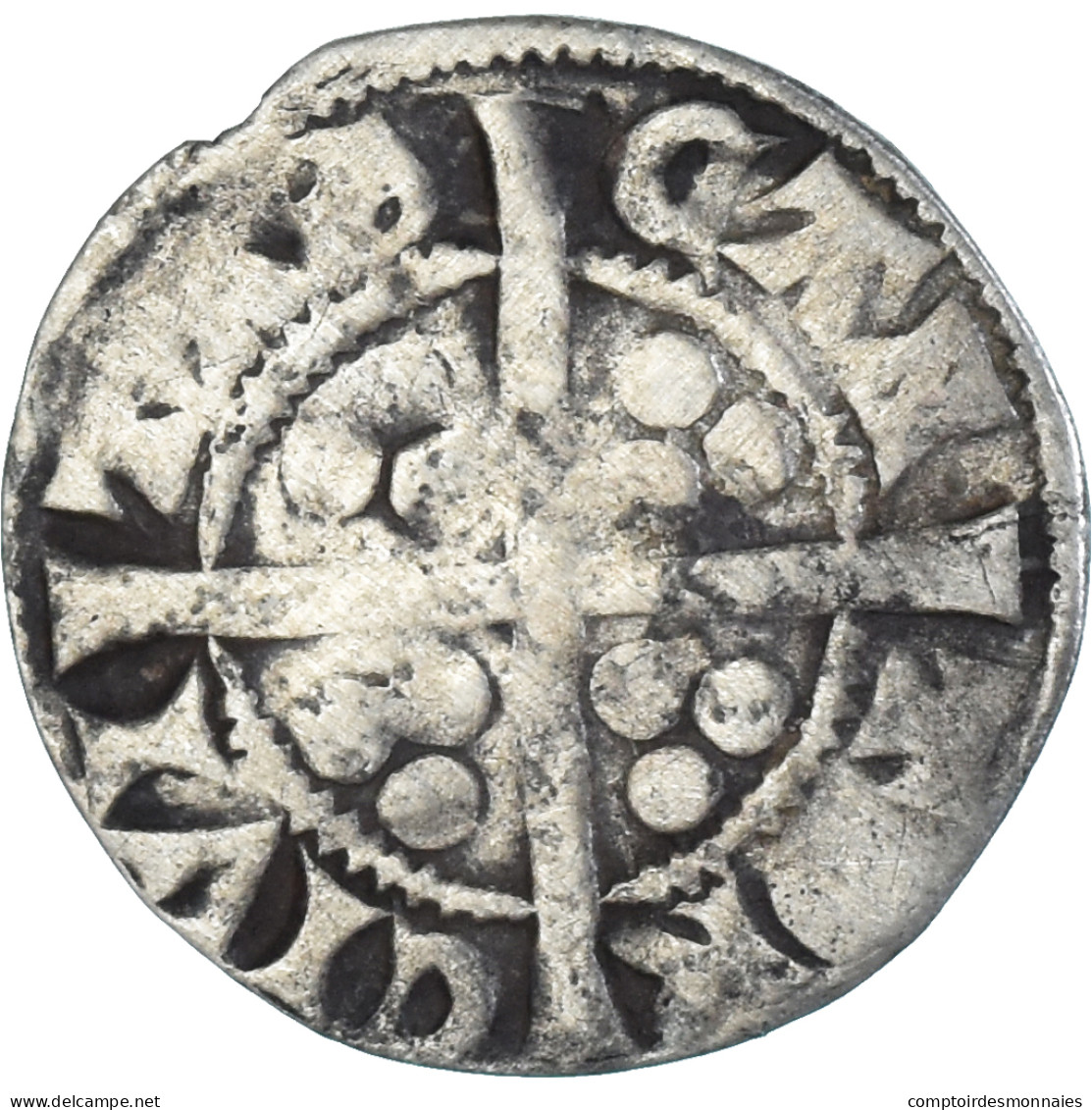 Monnaie, Grande-Bretagne, Edward I, II, III, Penny, Canterbury, TB+, Argent - 1066-1485 : Late Middle-Age