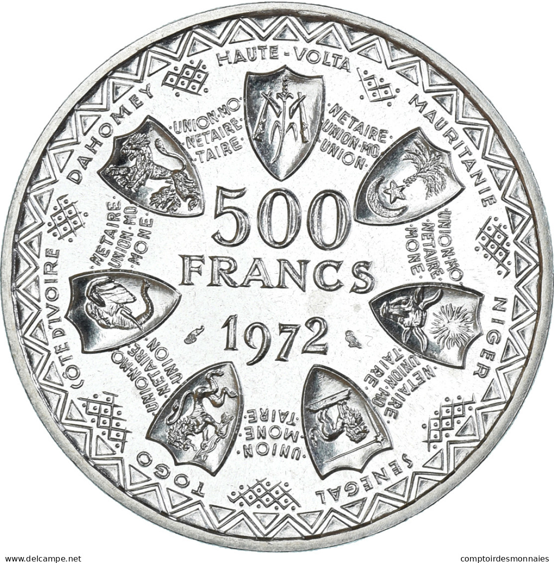 Monnaie, Communauté économique Des États De L'Afrique De L'Ouest, 500 Francs - Senegal