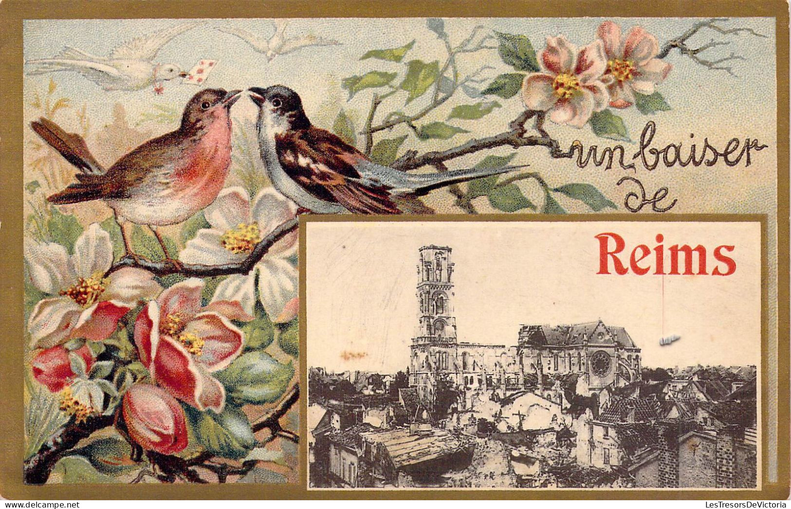 FRANCE - 51 - REIMS - Un Baiser De Reims - Carte Postale Ancienne - Reims
