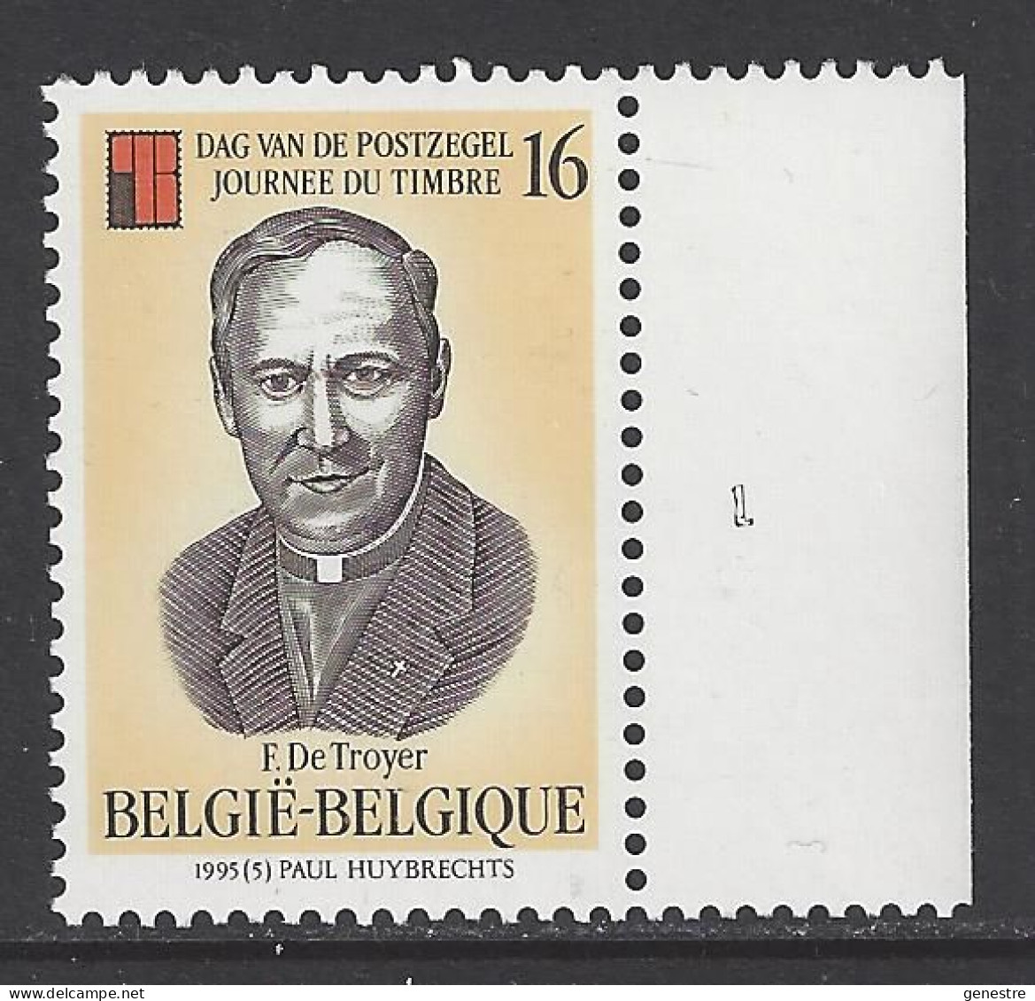 Belgique COB 2596 ** (MNH) - Planche 1 - 1991-2000