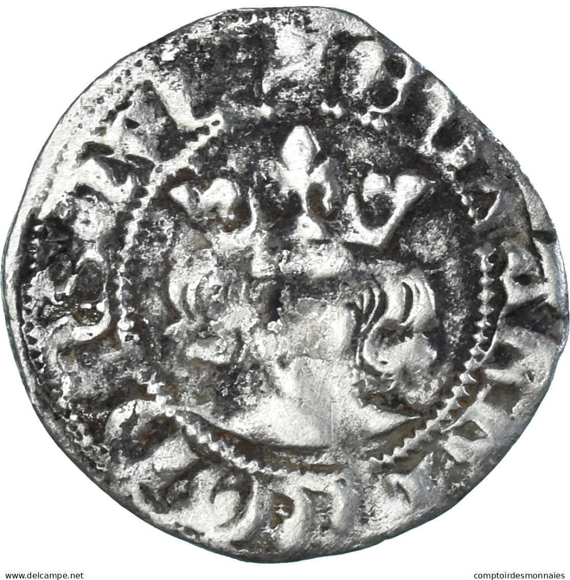 Monnaie, Grande-Bretagne, Edward I, II, III, Penny, Durham, TB+, Argent - 1066-1485 : Late Middle-Age