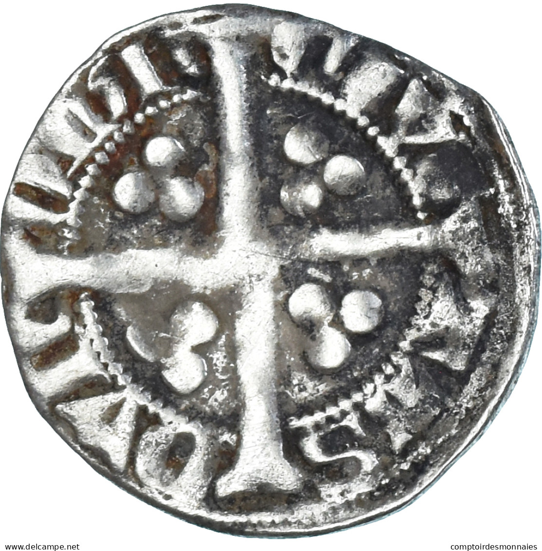 Monnaie, Grande-Bretagne, Edward I, II, III, Penny, Durham, TB+, Argent - 1066-1485 : Vroege Middeleeuwen