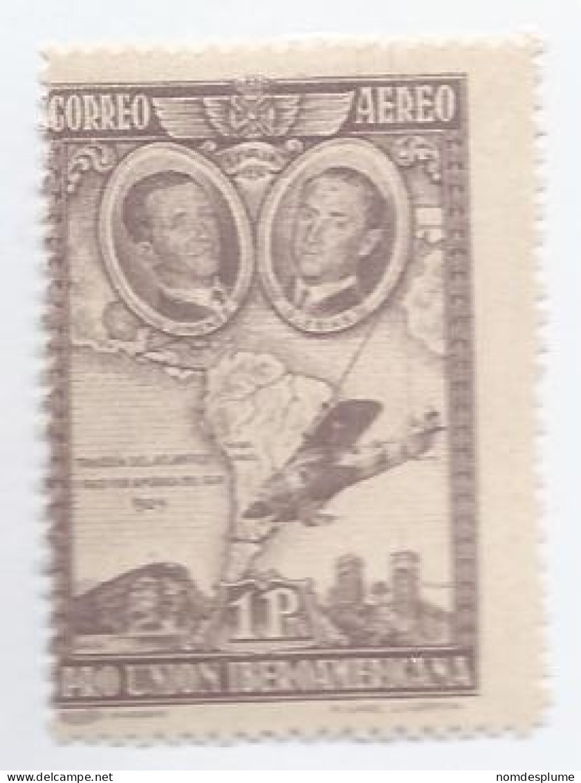 17699) Spain 1930 Airmail Brown Violet  - Used Stamps