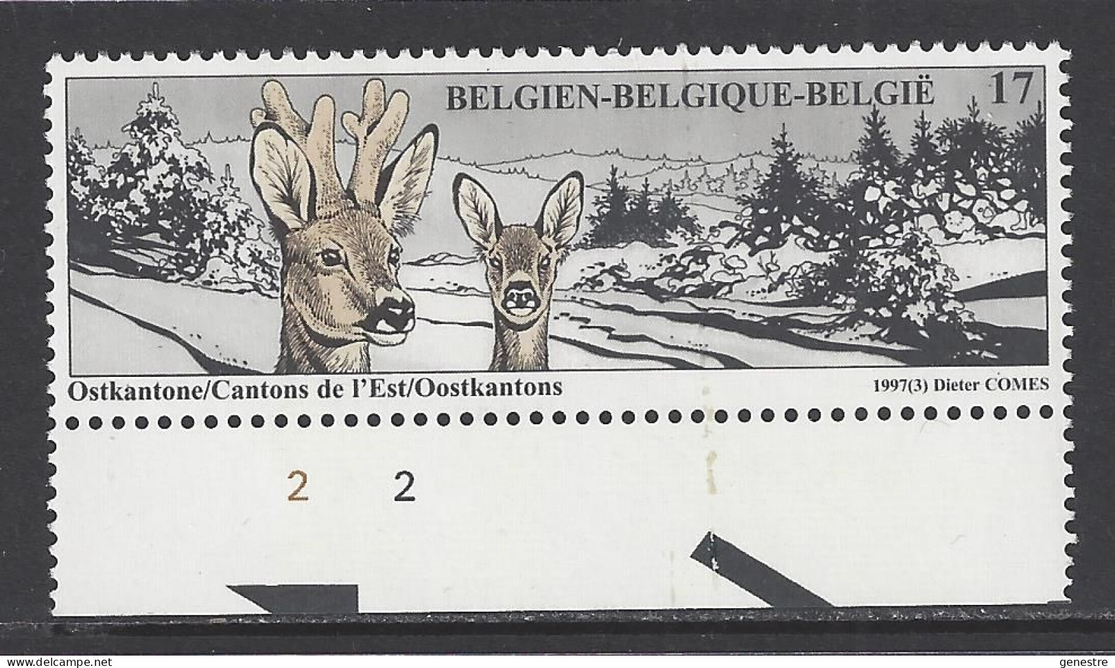 Belgique COB 2685 ** (MNH) - Planche 2 - Ex 3 - 1991-2000