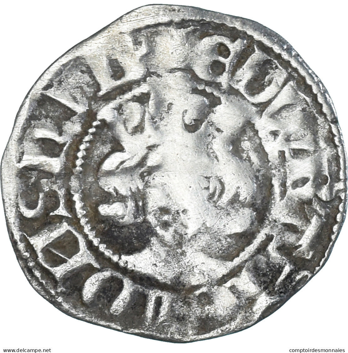 Monnaie, Grande-Bretagne, Edward I, II, III, Penny, Durham, TB+, Argent - 1066-1485 : Vroege Middeleeuwen