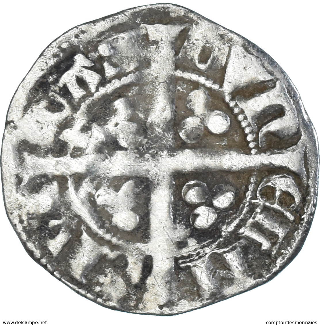 Monnaie, Grande-Bretagne, Edward I, II, III, Penny, Durham, TB+, Argent - 1066-1485 : Vroege Middeleeuwen