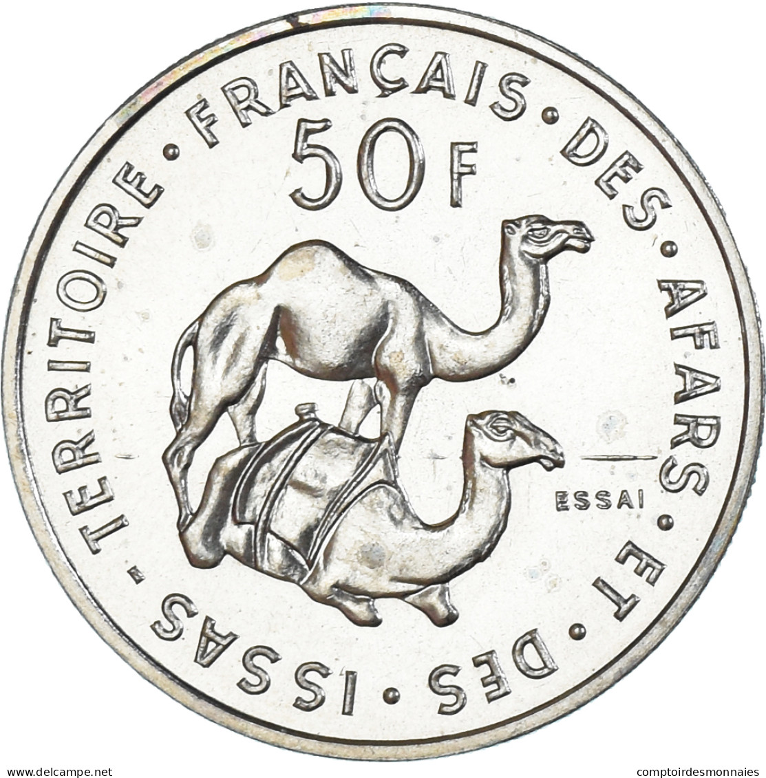 Monnaie, Territoire Français Des Afars Et Des Issas, 50 Francs, 1970, MDP, ESSAI - Dschibuti