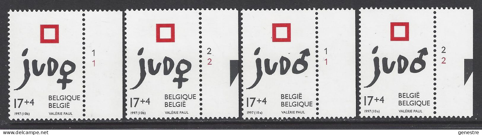 Belgique COB 2703 à 2704 ** (MNH) - Planches 1 Et 2 - Série Complète - 1991-2000