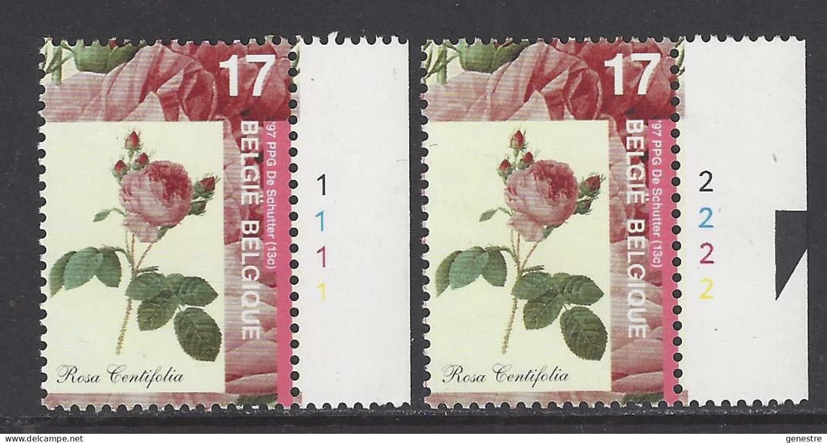 Belgique COB 2708 ** (MNH) - Planches 1 Et 2 - 1991-2000