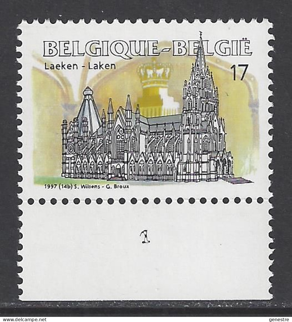 Belgique COB 2712 ** (MNH) - Planche 1 - 1991-2000