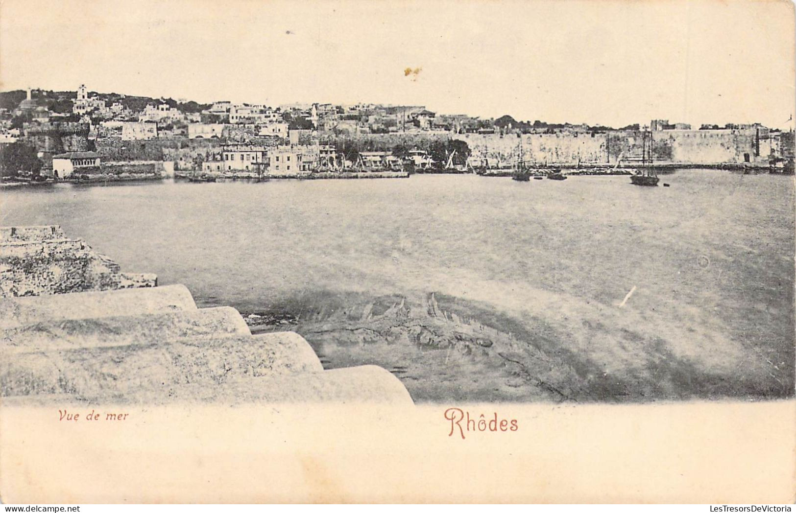 FRANCE - 57 - RHODES - Vue De Mer - Carte Postale Ancienne - Grecia