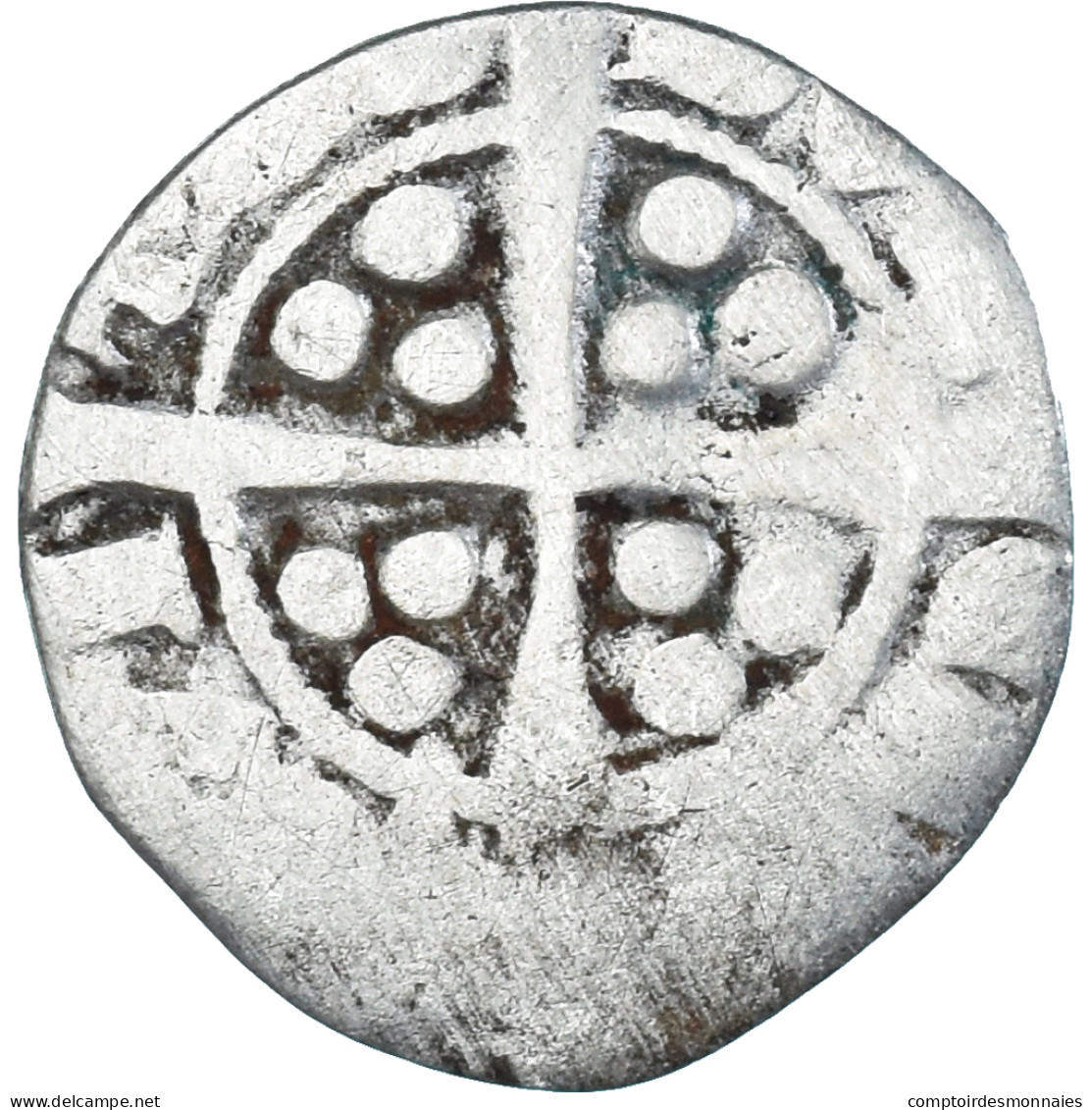 Monnaie, Grande-Bretagne, Edward I, II, III, Penny, Durham, TB, Argent - 1066-1485: Hochmittelalter