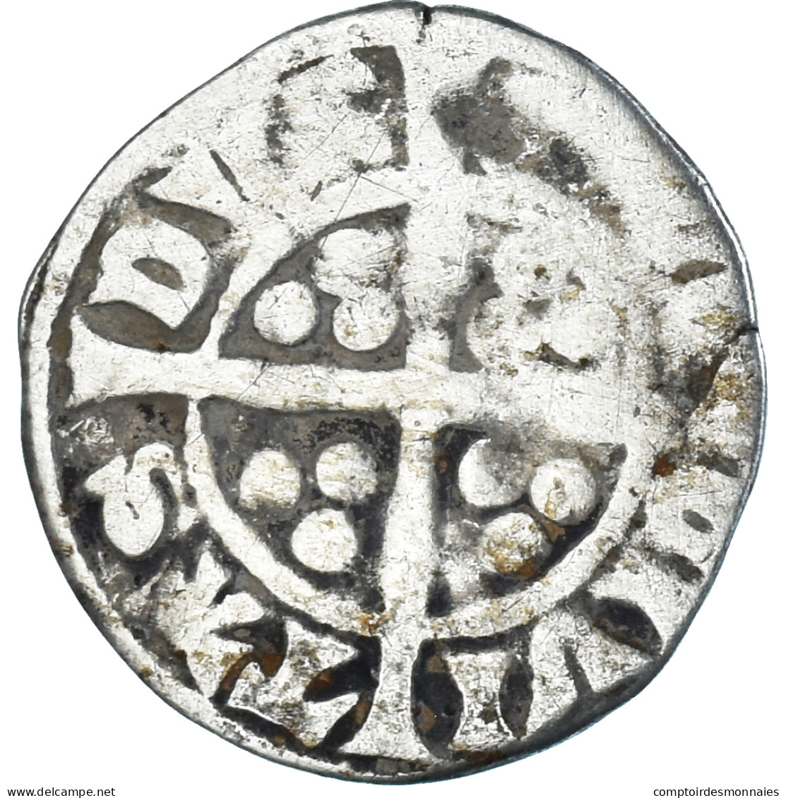 Monnaie, Grande-Bretagne, Edward I, II, III, Penny, Durham, TB, Argent - 1066-1485: Hochmittelalter