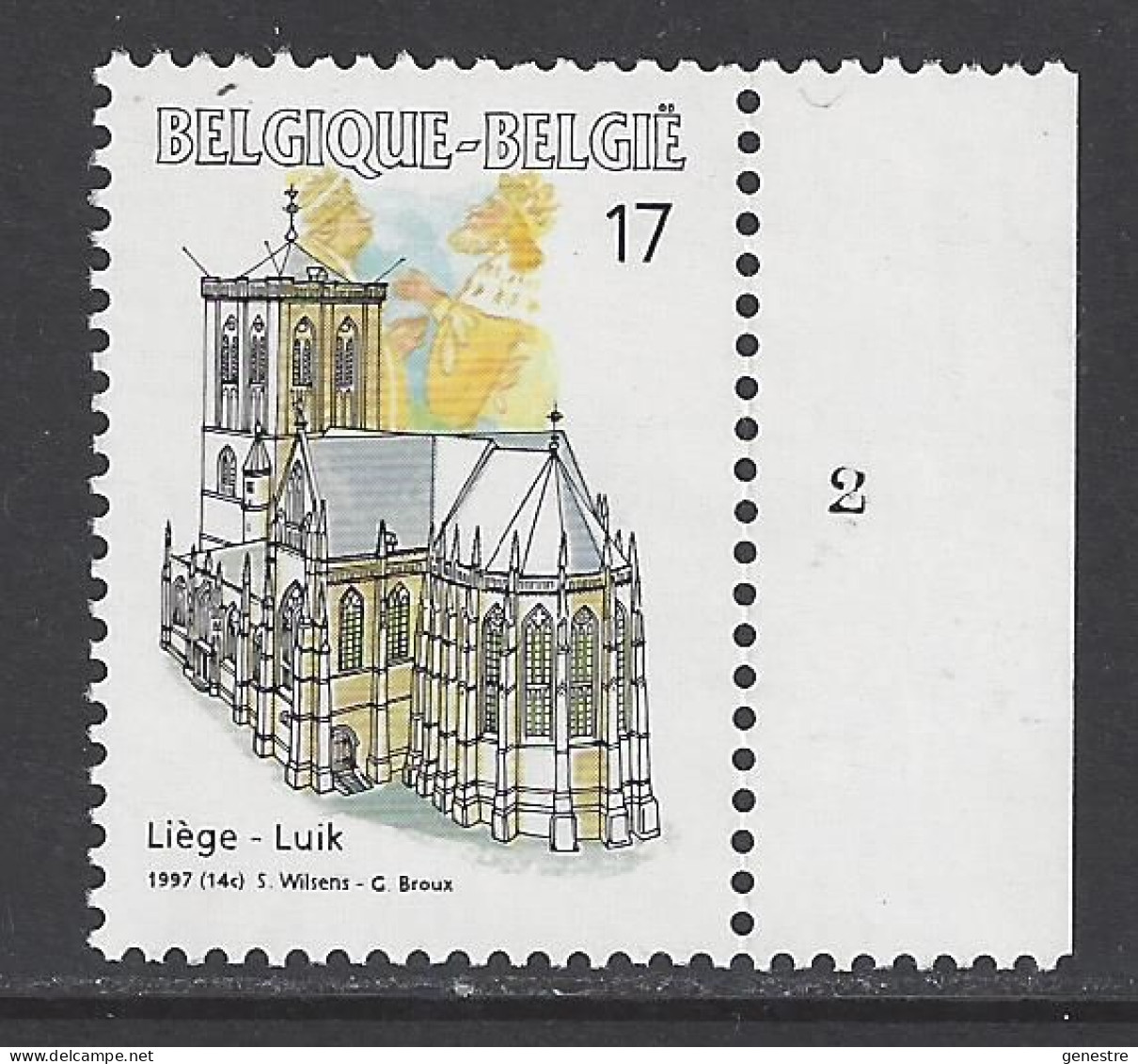 Belgique COB 2713 ** (MNH) - Planche 2 - 1991-2000