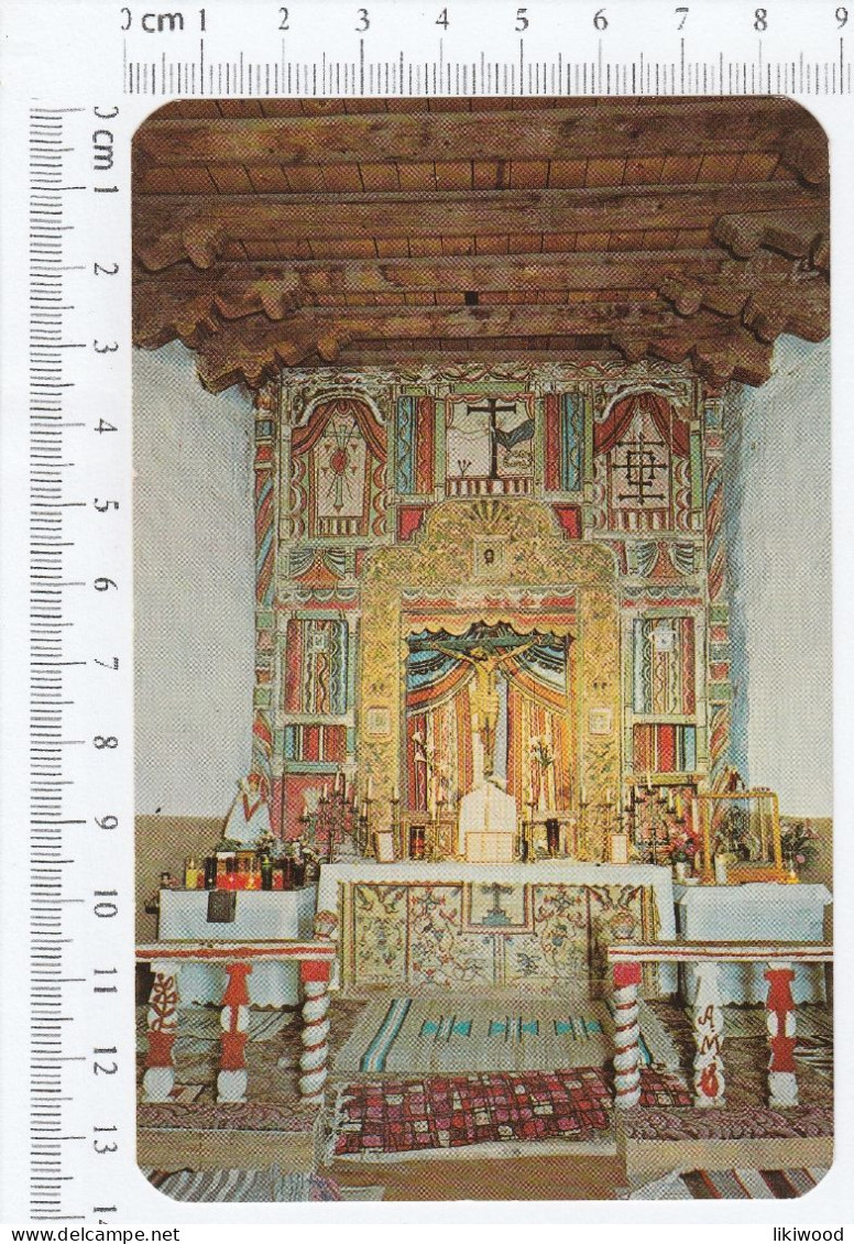 Main Altar Of El Santuario De Chimayo, New Mexico - Santa Fe