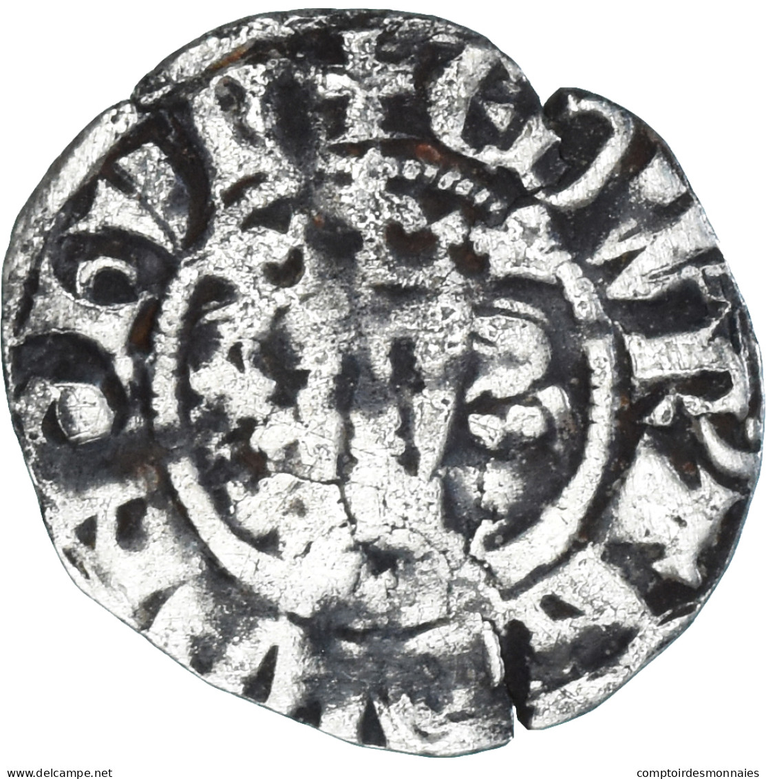 Monnaie, Grande-Bretagne, Edward I, II, III, Penny, Canterbury, TB+, Argent - 1066-1485 : Bas Moyen-Age