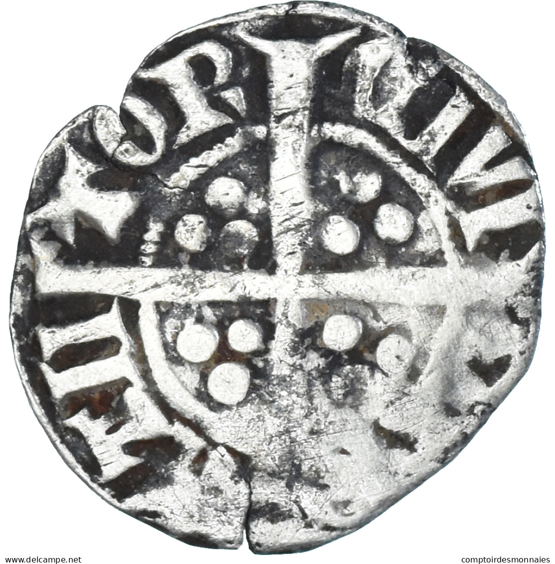 Monnaie, Grande-Bretagne, Edward I, II, III, Penny, Canterbury, TB+, Argent - 1066-1485 : Vroege Middeleeuwen