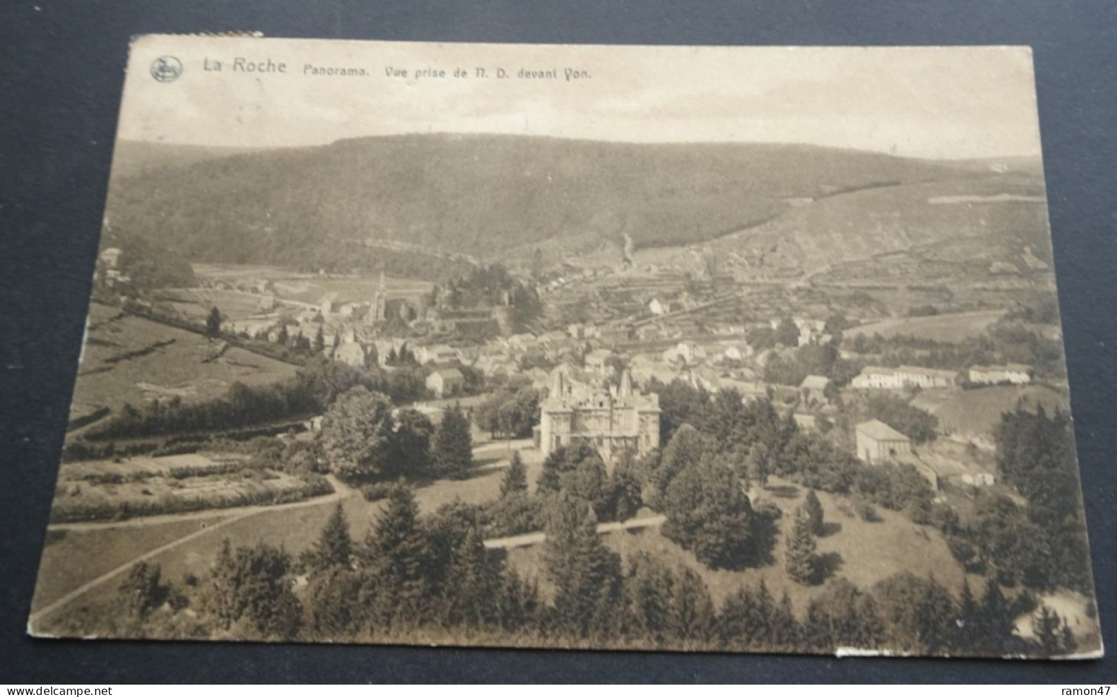 La Roche - Panorama, Vue Prise De N.D. Devant Yon - Nels, Bruxelles, Serie La Roche N° 2 - La-Roche-en-Ardenne