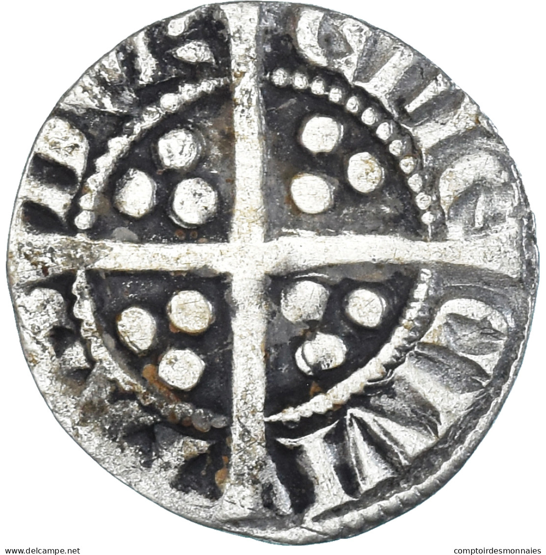 Monnaie, Grande-Bretagne, Edward I, II, III, Penny, Durham, TB+, Argent - 1066-1485: Hochmittelalter