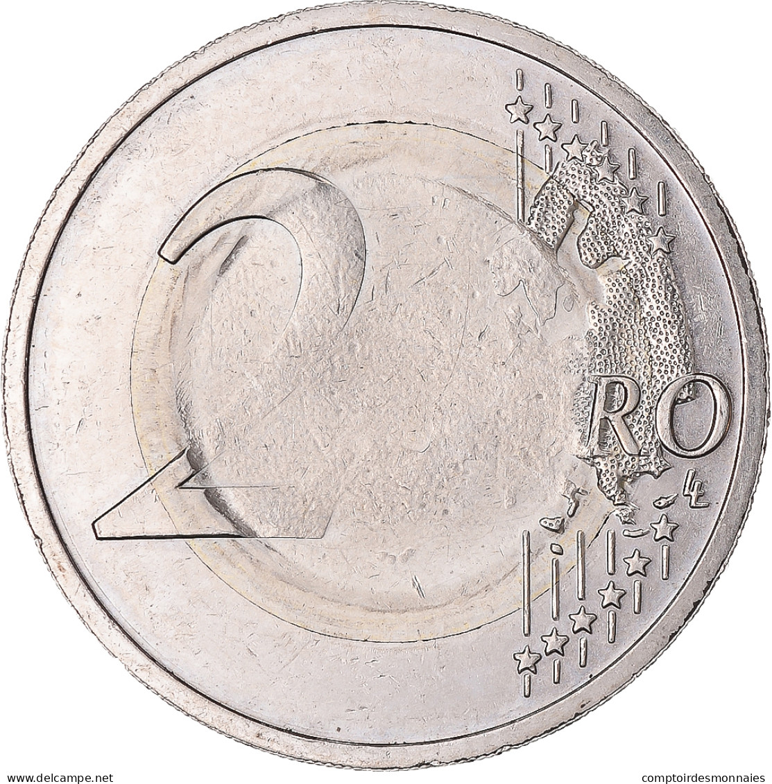 Allemagne, 2 Euro, Saarland, 2009, Munich, Error Wrong Core, SPL, Bimétallique - Variétés Et Curiosités