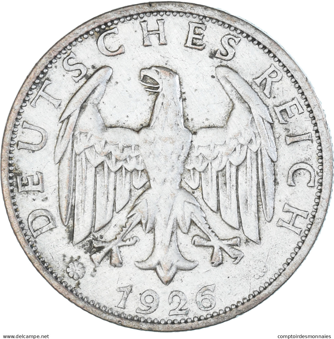 Monnaie, Allemagne, République De Weimar, 2 Mark, 1926, Muldenhütten, TTB+ - 2 Reichsmark