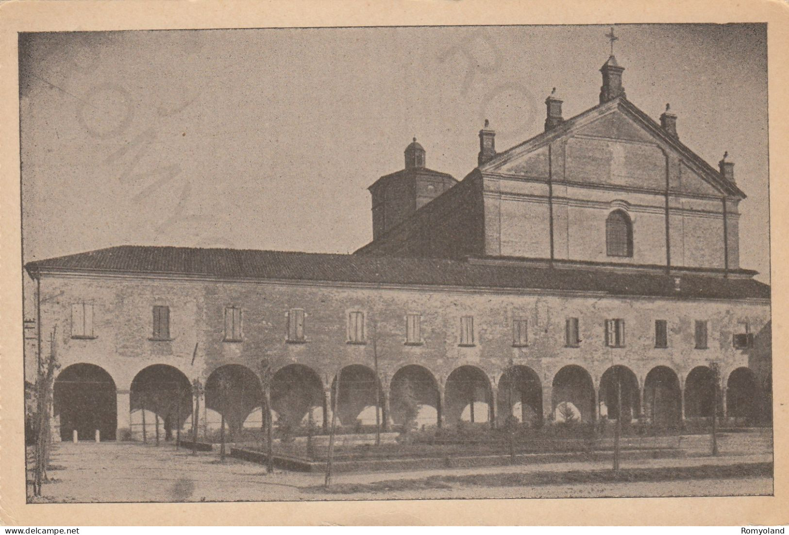 CARTOLINA  CARPI,EMILIA ROMAGNA-FACCIATA DEL TEMPIO DI S.NICOLO-BALDESSARRE PERUZZI-PRINCIPIO Secolo XVI-NON VIAGGIATA - Carpi