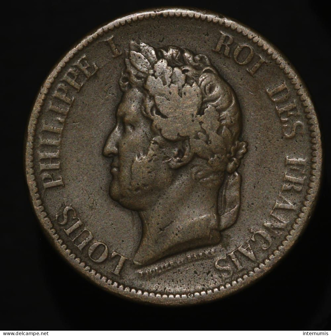 France, Louis-Philippe I, 10 Centimes, 1841-A, Guadeloupe, Bronze, TTB (EF), KM#13, Lec.316 - French Colonies (1817-1844)