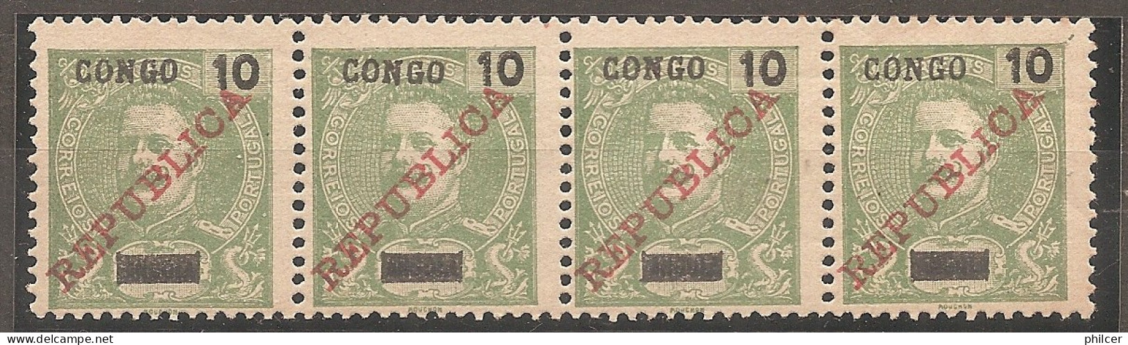 Congo, 1910, # 58, MH - Congo Portoghese