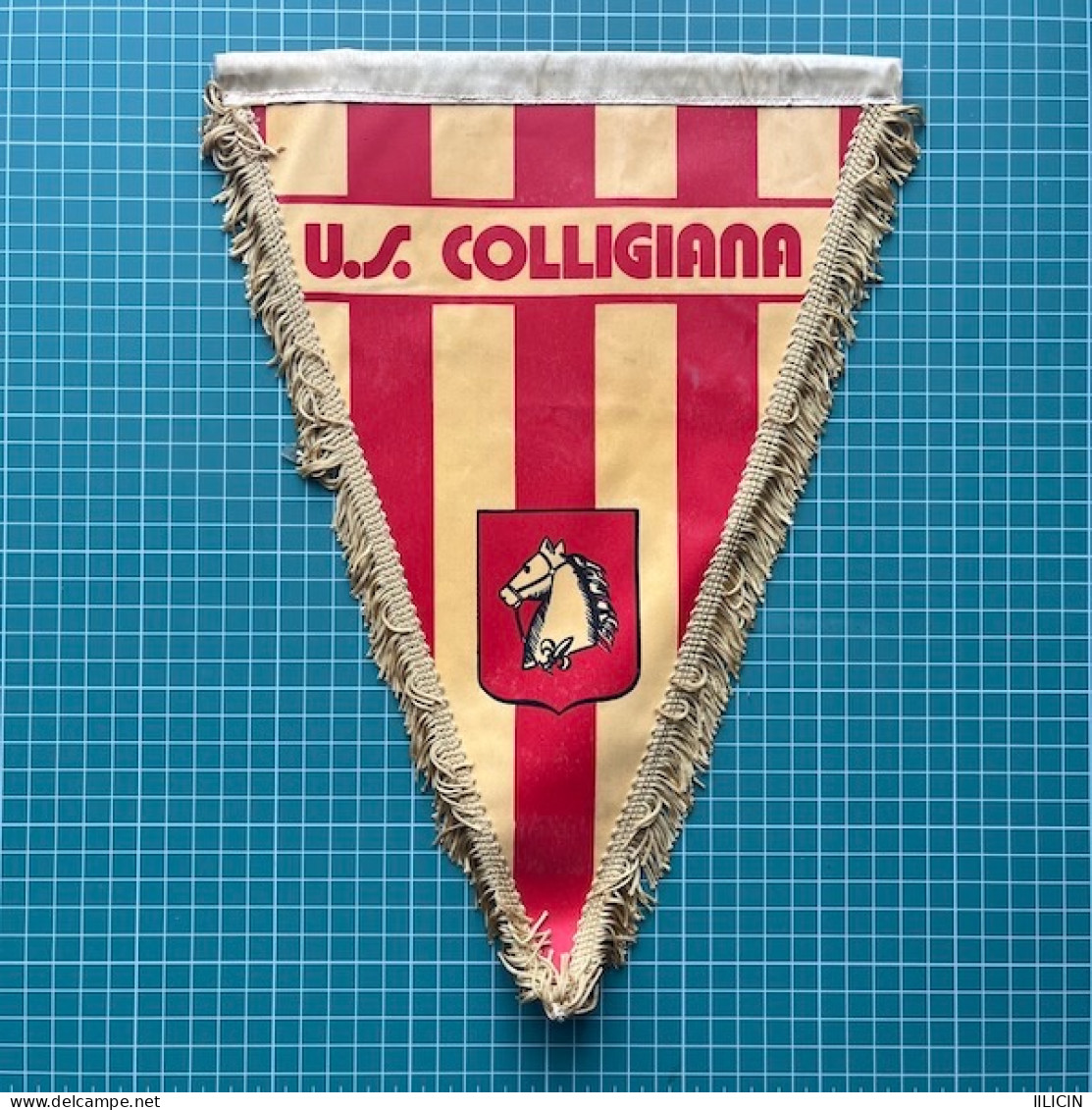 Flag Pennant Banderín ZA000585 - Football Soccer Calcio Italy Colligiana Colle Di Val D'Elsa - Habillement, Souvenirs & Autres
