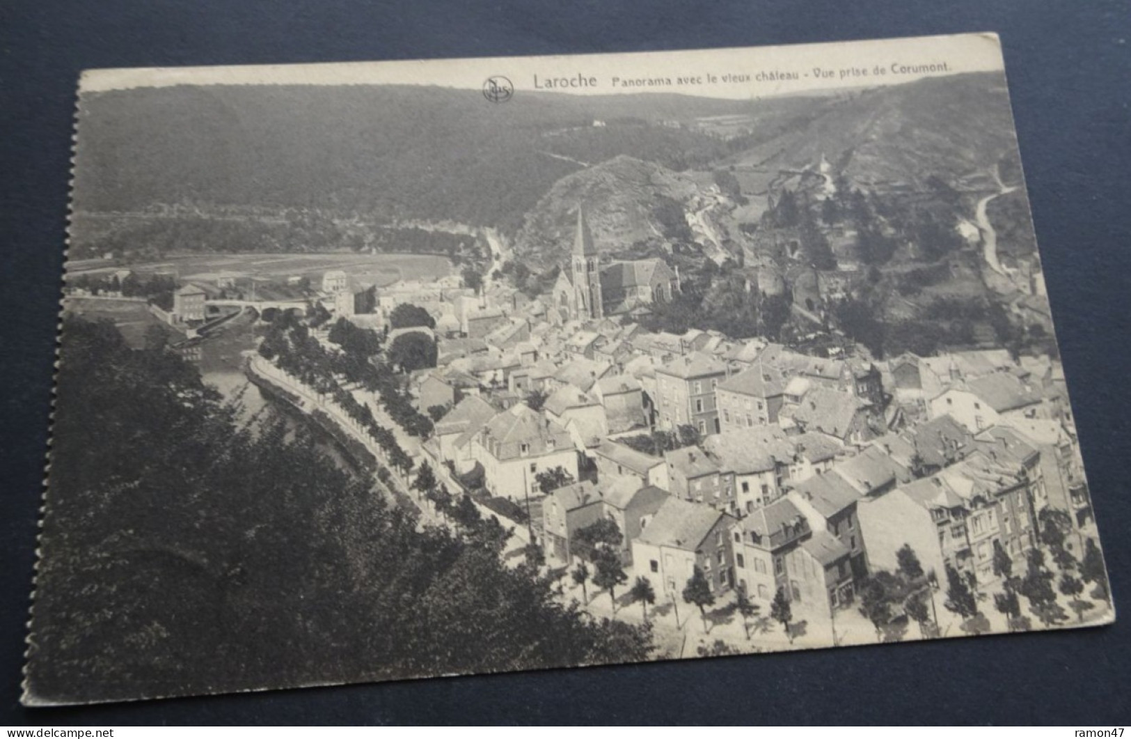 Laroche - Panorama Avec Le Vieux Château - Vue Prise De Corumont - Ern. Thill, Bruxelles, Série 24, N° 11 - La-Roche-en-Ardenne