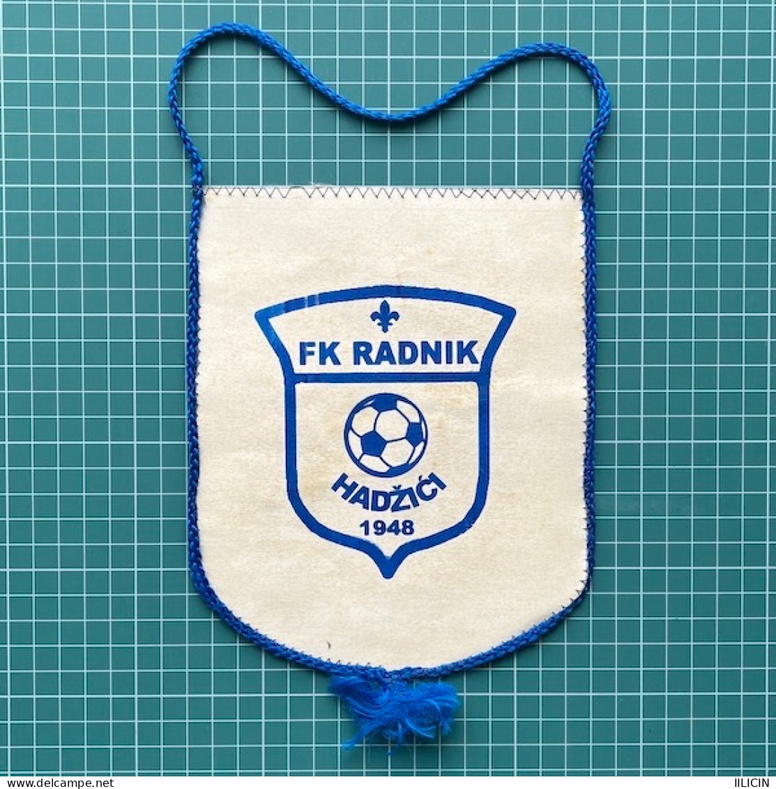 Flag Pennant Banderín ZA000603 - Football Soccer Bosnia Radnik Hadzici - Habillement, Souvenirs & Autres