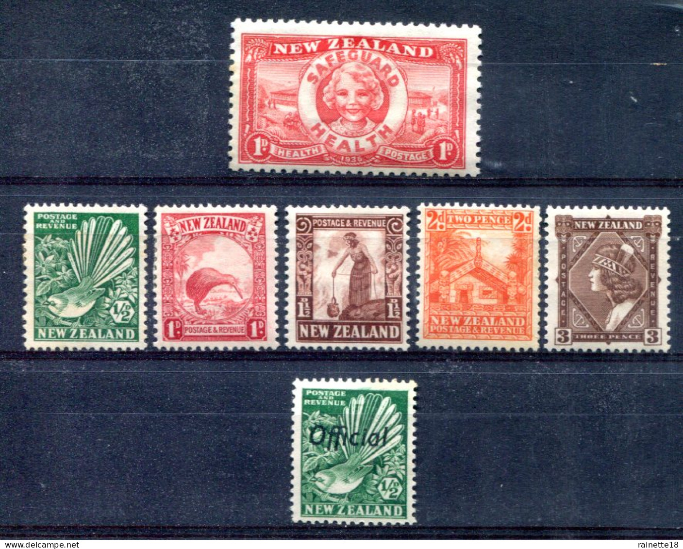 Nouvelle Zélande 193/196 * -198-232 * Service 71 * - Unused Stamps