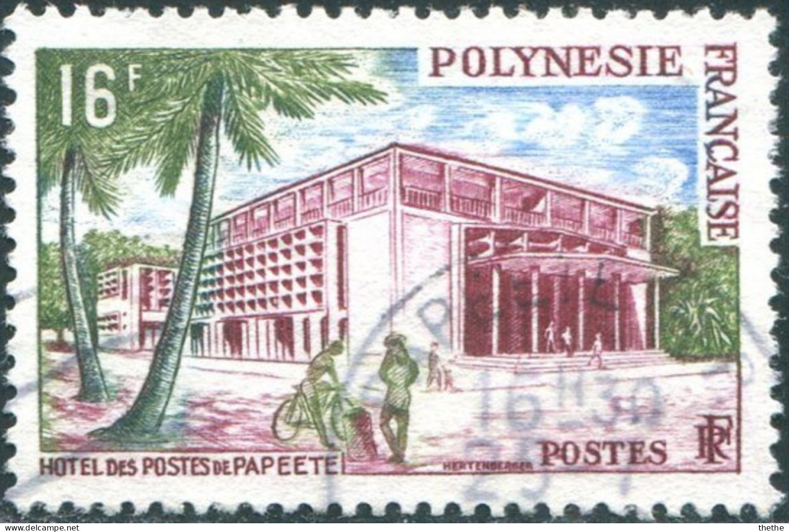 POLYNESIE -  Poste De Papeete - Usados
